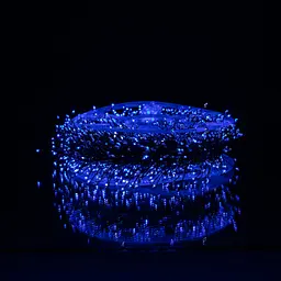 Новорічна гірлянда кімнатна роса 100 м 3000 LED Хвойна лапа зелений провід Синій Garlando D3000L100MGBL - мініатюра 3