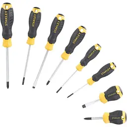 Набір викруток Stanley Cushion Grip S/Driver 8 шт. (STHT16167-0) - мініатюра 2