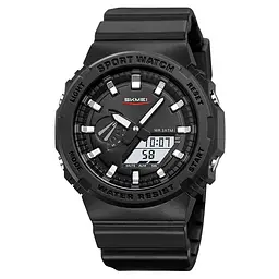 Наручний годинник чоловічий 2351BKWT Black-White Skmei acs0029984
