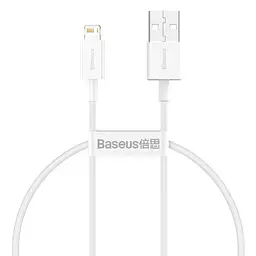 USB кабель Baseus Superior Series Fast Charging Data Cable USB to iP 2.4A 0.25m Білий CALYS-02