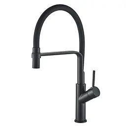 Змішувач для кухні Globus Lux Denver Flex GDF-32-10-01 Чорний матовий - мініатюра 2