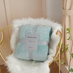 Плед для тварин Soft Warm Fluffy Pet Blanket 70х100 см Бірюзовий