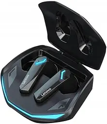 Навушники бездротові ігрові Lenovo GM2 Pro спортивні чорні - мініатюра 3