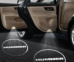 Картридж-вставка логотипу HUMMER на двері 1 шт. - мініатюра 2