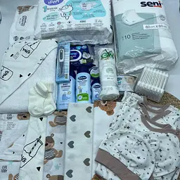 Набір для новонароджених у пологовий "Ніжний дотик" у нейтральних кольорах ЕкоМама + сумка у подарунок - мініатюра 4