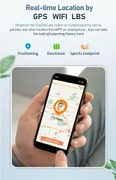 Смарт годинник-телефон дитячі Wonlex KT36 Original з відеодзвінком WI-FI GPS SIM-карта Black (18348) - мініатюра 11