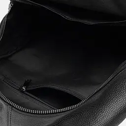 Шкіряний чоловічий рюкзак Borsa Leather K12626-black - мініатюра 5