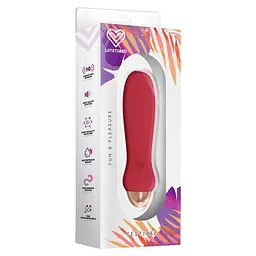 Вібратор для клітора Festival Luxo Red, 12 см (червоний) - мініатюра 3