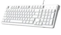 Клавіатура MageGee GK980 (6971969727090-UA) White (G-000004390) - мініатюра 3