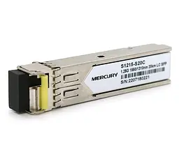 SFP модуль MERCURY 1.25G 1310nm 20Km WDM LC поддержка DDM TX1310/RX1550