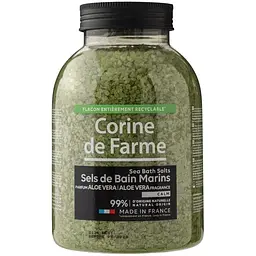 Сіль морська для ванни Corine de Farme Алое вера 1.4 кг