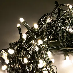 Світлодіодна гірлянда на ялинку AJ-1004 арт 208 165 LED 15.4 м, лід гірлянда новорічна Теплий білий (ST) - мініатюра 3