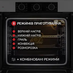 Духова шафа електрична Weilor FPO6F8WT - мініатюра 4