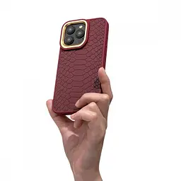 Чохол Kajsa Snake Pattern with Magnetic Ring iPhone 16 Pro - мініатюра 5