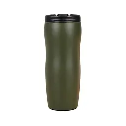 Термокружка Merlion 500 мл з відкидною кришкою, зелена (Mug-500Green)
