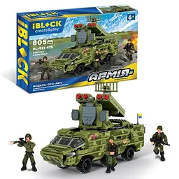 Конструктор IBLOCK Армія ОСА-AKM, PL-921-475, 805 деталей, 48x9x32 см