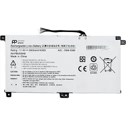Акумулятор PowerPlant для ноутбуків SAMSUNG Notebook 5 NP530E5M (AA-PBUN3AB) 11.4V 3900mAh (NB490165) - мініатюра 2