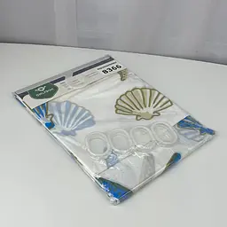 Шторка для ванної Ракушки 180х180 см