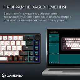 Клавіатура GamePro Asgard Valhalla 65% Compact QLAB Orange Switches (MK210B Pro) - мініатюра 7