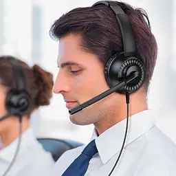 Дротові навушники Hoco Pure headphones W112, Omnidirectional microphone, 3.5mm, 2.8m, black - мініатюра 8