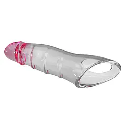 Насадка на пеніс Pretty Love Penis Sleeve Damell, 19.8 см (прозорий) - мініатюра 9