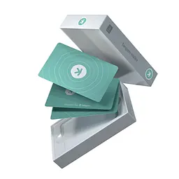 Криптогаманець Tangem 2.0 x Kaspa Wallet Turquoise набір з 3 карток, бірюзовий (TG128X3-KT)