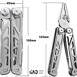 Мультитул UAD MasterGear професійний 17 інструментів чорний (UAD-00B) - мініатюра 4