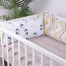 Подушка-борт MirSon Kids Time 18-0003 Pinokio захисна біла 4 шт. - мініатюра 2