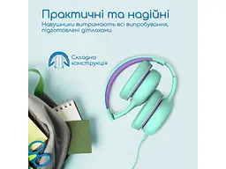 Навушники без мікрофона Promate Simba Green (simba.emerald) - мініатюра 4