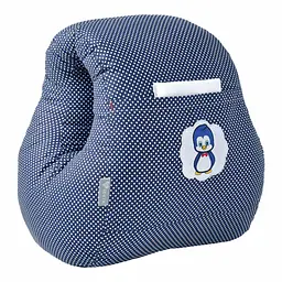 Подушка для годування Papaella Mini Горошок, 28х30 см, синій (8-31999) - мініатюра 4