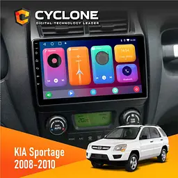 Штатна магнітола KIA Sportage 2008-2010 Climate Cyclone C9-001 2x32 CPL Cyclone (НФ-00004151)