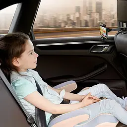 Держатель Baseus Energy Storage Backseat Holder Wireless Charger 15W (WXHZ-01) - мініатюра 7
