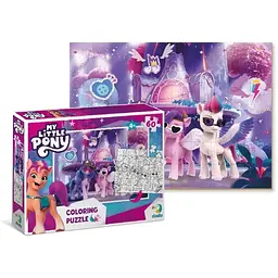 Дитячі пазли 2 в 1 DoDo Toys My Little Pony Вечірка 60 елементів (200136) - мініатюра 3