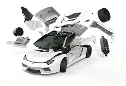 Конструктор Airfix суперкар Lamborghini Aventador QUICKBUILD білий J6019 - мініатюра 2