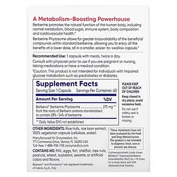 Берберин Berberine Phytosome 275 mg 60 капсул Enzymedica vit0006522 - мініатюра 2