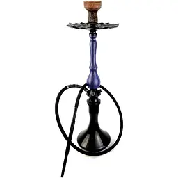 Кальян KARMA HOOKAH 3.1 Blue (Craft Black) - мініатюра 2