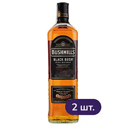 Віскі Bushmills Black 40% 1.4 л (2 шт. х 0.7 л)
