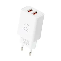 Мережевий зарядний пристрій з кабелем WUW-T55 2USB/3.1A set IP - мініатюра 3