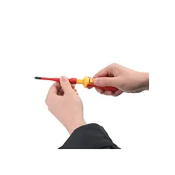 Набір викруток Tolsen діелектдіелектричних, змінні стрижні 13 шт, тканинний пеналричних, змінні стрижні 13 шт, тканеви (38017) - мініатюра 8