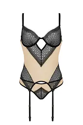 Сексуальний комплект Casmir Denerys XXL/XXXL бежевий - мініатюра 3