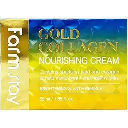 Крем для обличчя FarmStay Gold Collagen Nourishing Cream 55 мл - мініатюра 4
