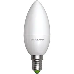Світлодіодна лампа Eurolamp LED Ecological Series, CL 6W, E14 3000K (LED-CL-06143(P)) - мініатюра 2