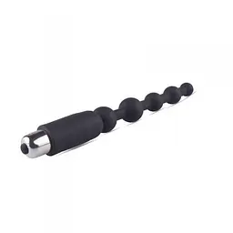 Анальний вібратор Toyz4lovers Anale Pearls, 19.5 см (чорний) - мініатюра 2