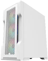 Корпус 1stPlayer T3-WH-4F1-W FRGB White - мініатюра 3