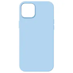 Силиконовый чехол с MagSafe для Apple iPhone 14 Plus, ICON2 MagCase, голубой, противоударный, панель с мягкой подкладкой, защита всего корпуса, поддержка беспроводной зарядки, совместим с защитными стеклами и пленками, ArmorStandart (ARM68398)