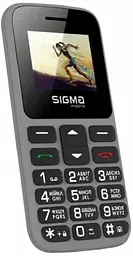Мобільний телефон mobile Comfort 50 HIT2020 Grey Sigma teh0020352 - мініатюра 1
