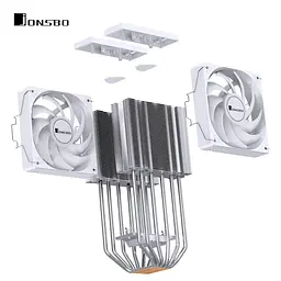 Кулер для процесора Jonsbo CR-3000E COLOR White (CR-3000E COLOR White) - мініатюра 7