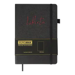 Блокнот діловий Buromax Libreta А5 96 арк. без лініювання обкладинка штучна шкіра чорний (BM.295017-01) - мініатюра 2