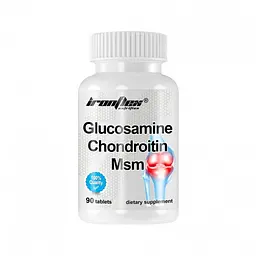 Препарат для суглобів і зв'язок IronFlex Glucosamine + Chondroitin + MSM 90 таблеток
