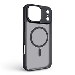 Чехол для Apple iPhone 17 Pro Max, Uniq MagCase, черный, противоударный, панель-накладка с MagSafe, ударопрочный TPU+PC, с магнитом MagSafe, поддержка полноценной беспроводной зарядки, ArmorStandart (ARM86271) - мініатюра 2